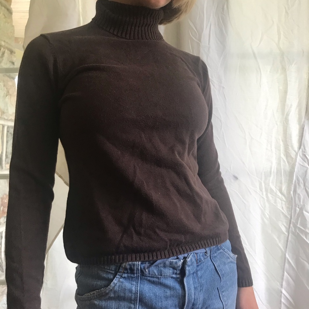 Brown Turtleneck